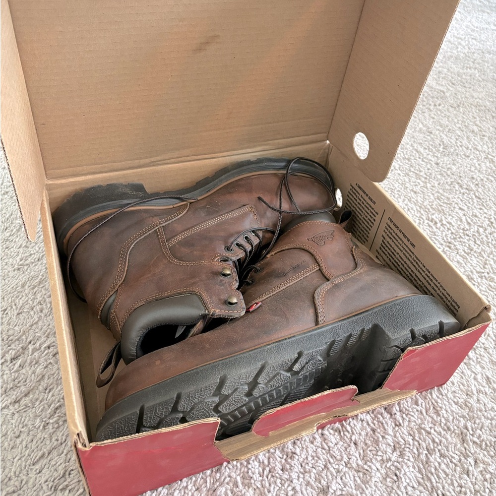Red Wing Steel Toed Boots